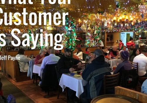 What Your Customer Is Saying | Jeff PAyne